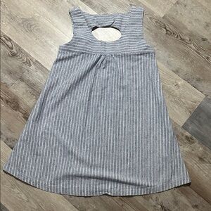 Hayden Blue and White Striped Dress